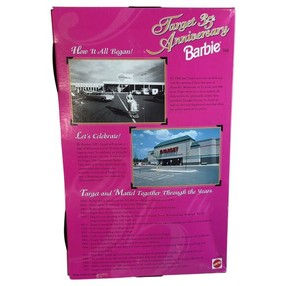 Mattel Target 35th Anniversary Exclusive Special Edition Barbie Doll #16485 NRFB - Picture 12 of 16